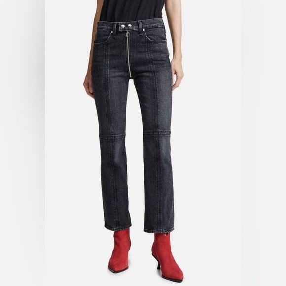 rag & bone Denim - RAG&BONE BLACK BAIN IVER PANT JEANS size 26